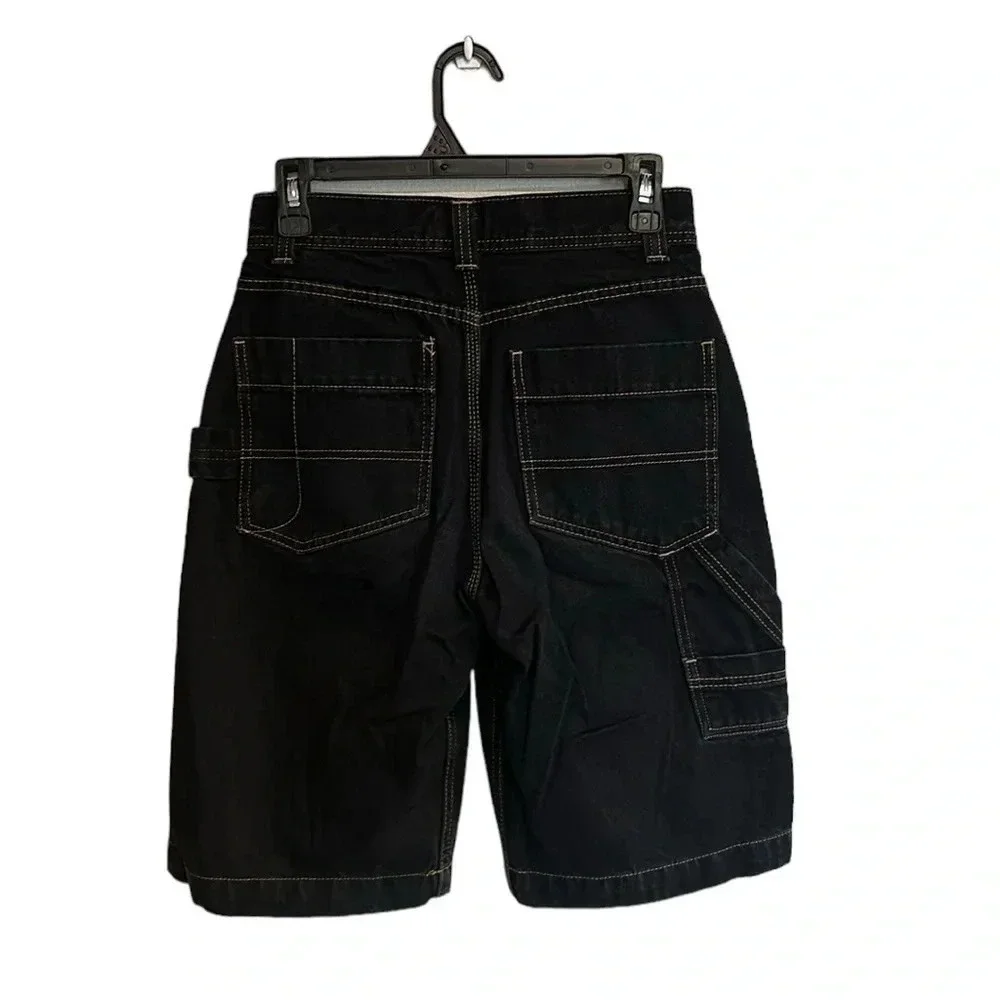 Arizona Carpenter Jeans Shorts Youth Size 16 Slim Fit Dad Shorts Retro High Rise